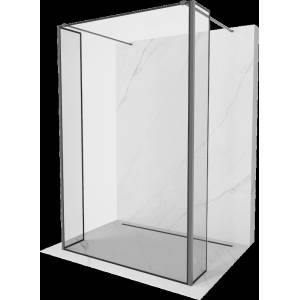 Mexen Kioto свободностояща душ кабина 90 x 30 x 30 см, черна рамка, gun metal - 800-090-030-222-95-70-030 (800-090-030-222-95-70-030)