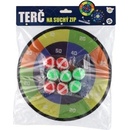 Teddies Terč na suchý zip oboustranný 27cm + míčky 8ks v sáčku