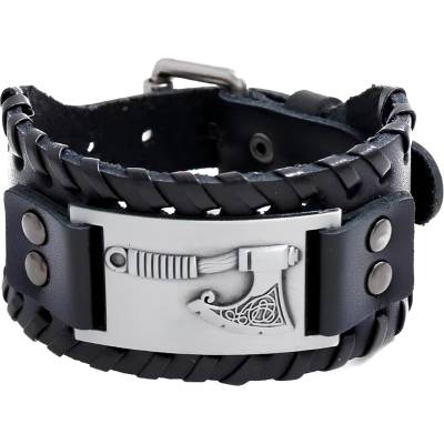 HARAHU Гривна ET - 41049 - Axe / Сребърна KP41049