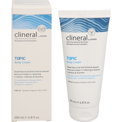 Ahava Clineral Topic upokojujúci telový krém pre atopickú pokožku 200 ml