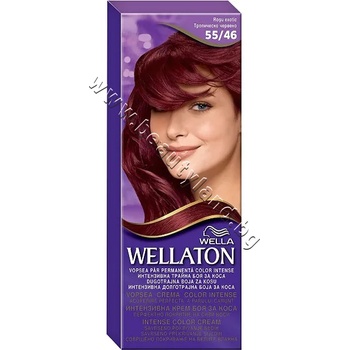 Wella Боя за коса Wellaton Intense Color Cream, 55/46 Tropical Red, p/n WE-3000039 - Трайна крем-боя за коса за наситен цвят, тропическо червена (WE-3000039)