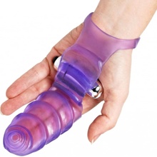 Frisky Double Finger Banger Vibrating G-Spot Glove Purple