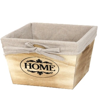 Horecano CN-Дървена кутия за съхранение 17х17х11cm Размер S (ZM21-2ZF) (0193764)