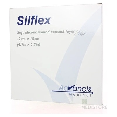 Silflex krytie na rany nepriľnavé 12 x 15 cm 10 ks Advancis Medical
