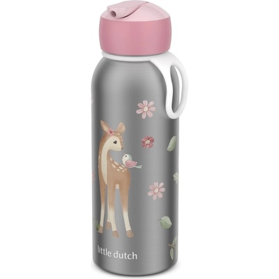 Mepal dětská Termo lahev s brčkem FLIP-UP CAMPUS 350 ml Little Dutch Fairy Garden