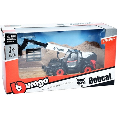 Bburago Bobcat T40.180SLP s paletizační vidlicí černá 1:50
