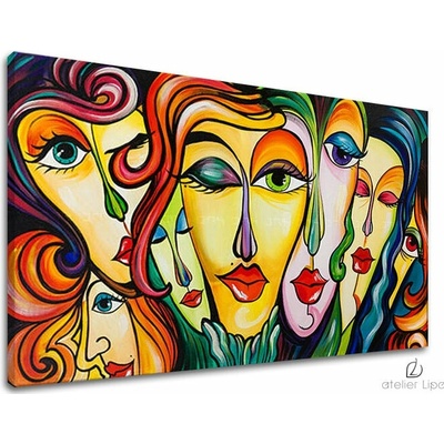 Autorská reprodukcia na plátne ŽENY - 80x50 cm