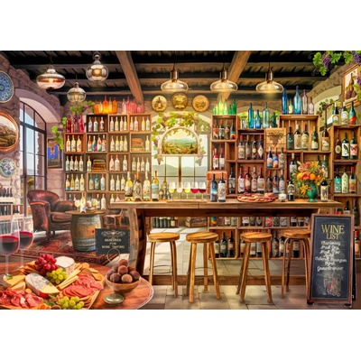 Bluebird Puzzle - Puzzle The Wine Tasting Room - 500 piese