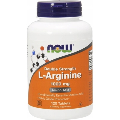 Now Foods L-arginín 1000 mg 120 tabliet