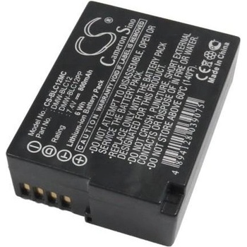 Cameron Sino Батерия за Leica Q, Panasonic Lumix DMC-GH2H, Lumix FZ-2000 и други, 800 mAh, Li-Ion (CS-BLC12MC)