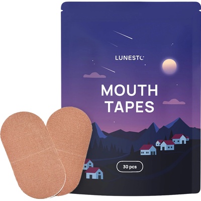 LUNESTO Mouth Tapes - pásky na ústa proti chrapaniu - béžová 30 ks