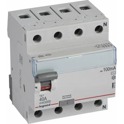 Legrand TX3 40A/100mA/4p/AC 411718