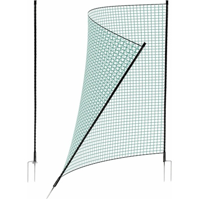 Fencee Bránka pre mobilné ohradné siete, výška 120 cm, šírka 90 cm, 2 hroty, nevodivá