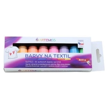 Artemiss Sada svietiacich na svetlý textil 8 farieb