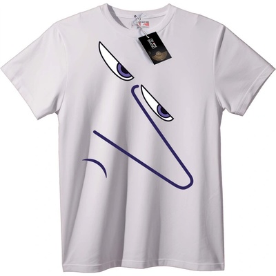 NOONEBRAND Тениска с Мистериозно Аниме Лице - S, Black