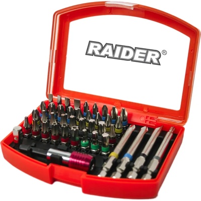 Raider Накрайници и магнитен държач бърз захват 1/4" 42 бр. к-т raider - 158902