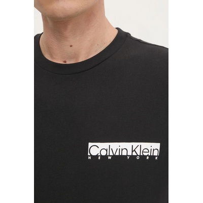 Calvin Klein Памучна тениска Calvin Klein в черно с принт K10K113800 (K10K113800)