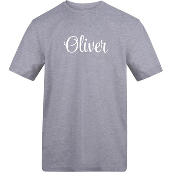 AWD Тениска AWD Unisex Adults Cotton Short Sleeve Relaxed Fit T-Shirt - Heather Grey