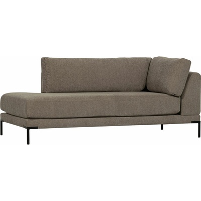 Woood Coulee 200 cm levá šedo hnědá látková – Zbozi.Blesk.cz