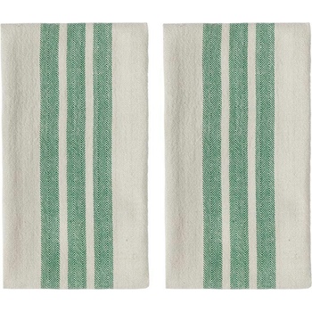 OYOY Linu кухненски кърпи 50 x 70 см, бежово-зелени, 2 бр (L301245)