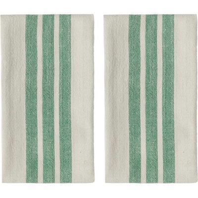 OYOY Linu кухненски кърпи 50 x 70 см, бежово-зелени, 2 бр (L301245)
