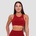 GymBeam Спортен сутиен Ignite Dark Red M