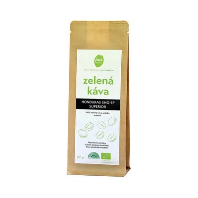 Fairobchod Bio zelená káva Honduras SHG 100 g
