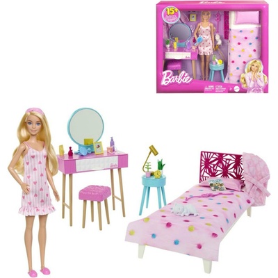 Barbie ložnice s panenkou – Zboží Dáma