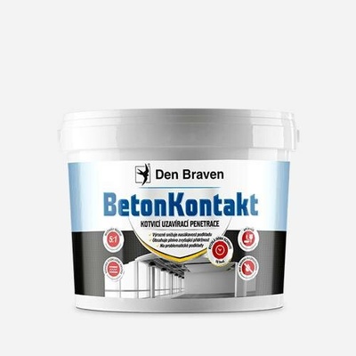 Den Braven BetonKontakt modrý Varianta: BetonKontakt, vědro 5 kg, modrý, obal: vědro, hmotnost: 5 kg
