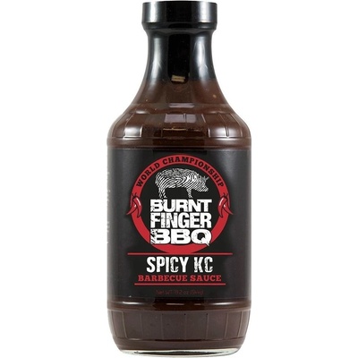 BBQ omáčka Burnt Finger Spicy KC, 544 g