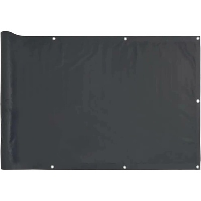 vidaXL Balkonová zástěna antracitová 300 x 90 cm PVC