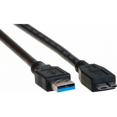 AQ CC66005 USB 3.0 M - micro USB 3.0 M, 0,5m, černý