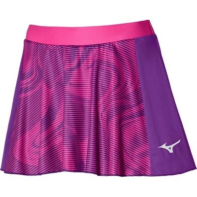 Mizuno Charge Printed Flying Skirt Purple Magic