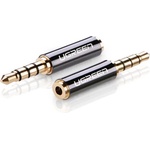 UGREEN 3.5mm към 2.5mm аудио адаптер - Ugreen Female 2.5mm to Male 3.5mm Audio Adapter (тъмносив) (20502)