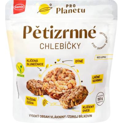 SEMIX Chlebíčky päťzrnné 150 g