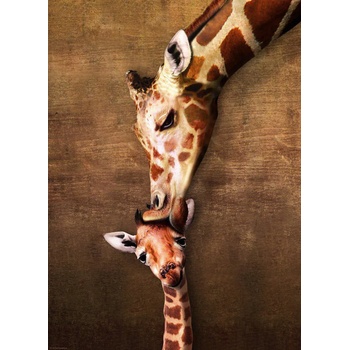 EUROGRAPHICS - Puzzle Mother and baby giraffe - 1 000 piese