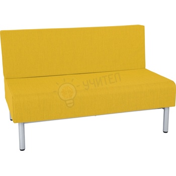 Полша Диван Inflam 1, двуместен - горчица