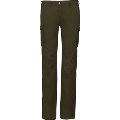 Kariban Kalhoty Kariban K746 do pasu dámské COT20K746081t9-light khaki