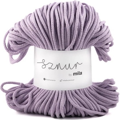 Bavlněná šňůra MILA 3mm - Levandulová/P68