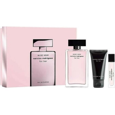 Narciso Rodriguez Musc Noir for Her Darčeková sada dámska EDP 100 ml, telové mlieko 50 ml a miniaturka dámska EDP 10 ml