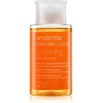 Sesderma Sensyses Cleanser Lightening лосион за почистване на фон дьо тен за кожа с хиперпигментация 200ml