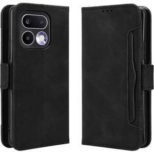 realme Кожен Калъф Портфейл за Realme 16 Pro+ 5G - Множество Слотове, Джоб за Банкноти, Двоен Магнит, Свалящ се Държач, Вкл. Протектор - 6 Цвята