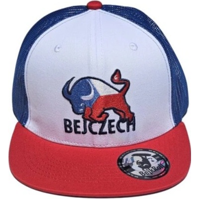 BejkRoll Snap Trucker wave logo White/Blue/Red