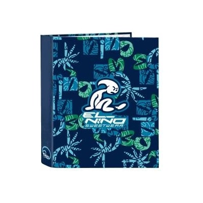 El Niño Папка с пръстени El Niño Glassy Морско син A4 27 x 33 x 6 cm