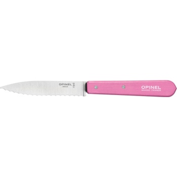 Opinel Les Essentiels N°113 vroubkovaný nůž na krájení 10 cm pink 002036