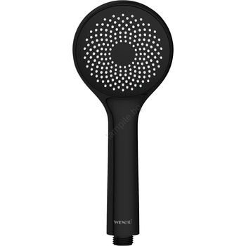 WENKO 24922100 - Душова глава WATERSAVING SYSTEM 9, 5 x 9, 5 см, черна (WE0342)