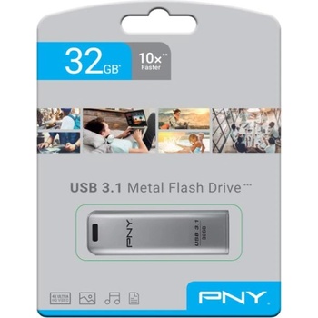 Image 1 of PNY Elite Steel 32GB USB 3.1 FD32GESTEEL31G-EF