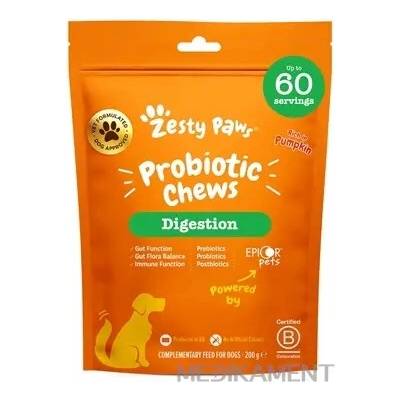 Health & Happiness France Zesty Paws Probiotic Chews doplnkové krmivo pre psov 60 ks