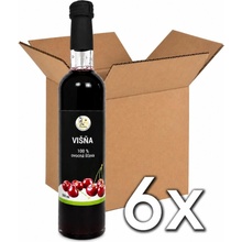 Valach Višňová ovocná šťava 100% 6 x 500 ml