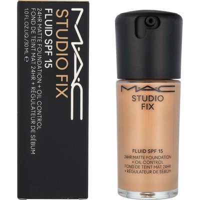 MAC Cosmetics Studio Fix Fluid SPF15 24HR Matte Foundation + Oil Control matující make-up SPF15 C4.5 30 ml